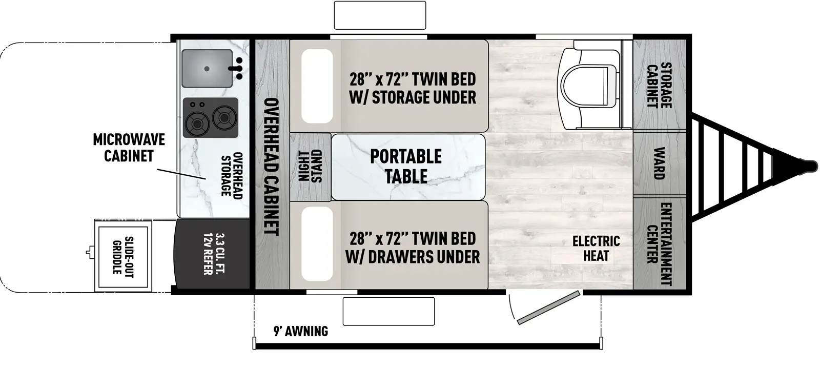 Clipper Rok 11000ROK Floorplan